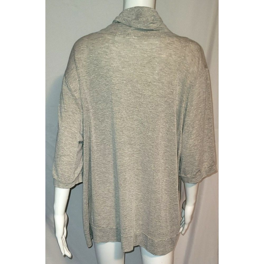 Cato Gray Cowl Neck Top - Picture 4 of 8